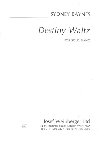 Sydney Baynes: Destiny Waltz