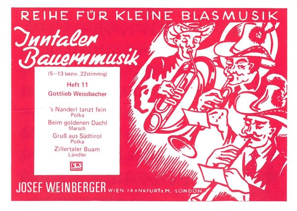 Gottlieb Weissbacher: Inntaler Bauernmusik - Heft 11