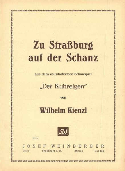 Wilhelm Kienzl: Der Kuhreigen