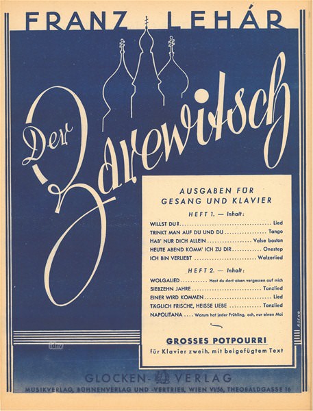 Franz Lehár: Der Zarewitsch, Grosses Potpourri