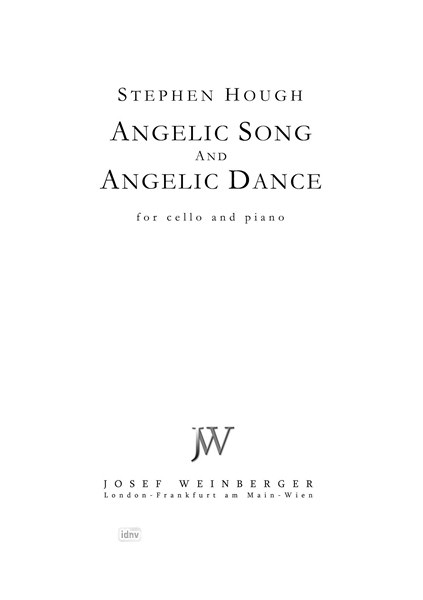 Stephen Hough: Angelic Song and Angelic Dance