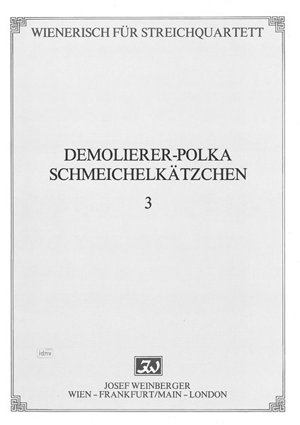 Eduard Strauß, Johann Strauß (Sohn): Wienerisch für Streichquartett