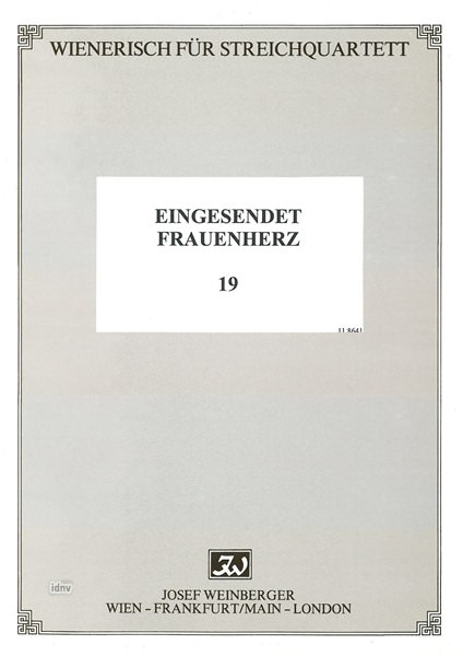 Josef Strauß: Wienerisch für Streichquartett