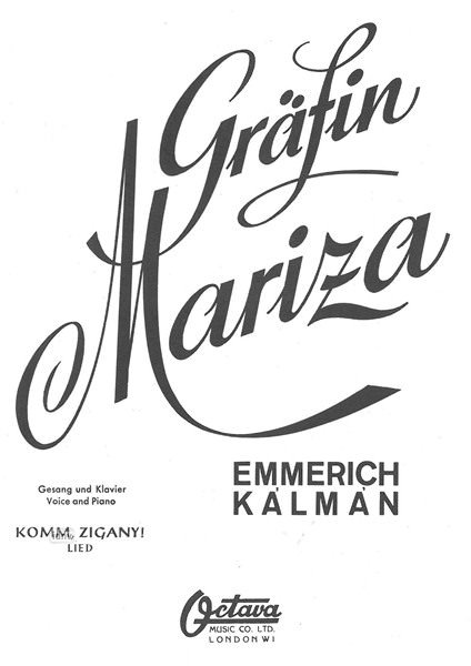 Emmerich Kálmán: Komm’, Zigany
