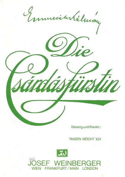 Emmerich Kálmán: Tanzen möcht' ich
