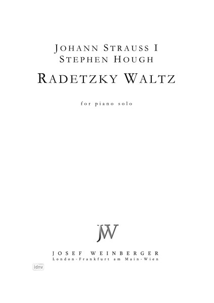 Johann Strauß (Vater): Radetzky Waltz