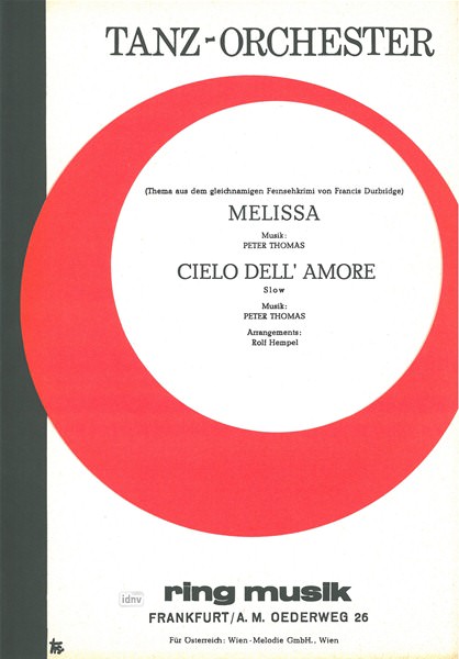 Peter Thomas: Melissa (B-Dur) - Cielo dell' Amore (a-moll)