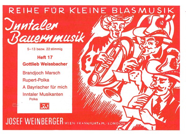 Gottlieb Weissbacher: Inntaler Bauernmusik - Heft 17