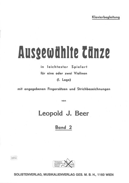 Leopold Josef Beer: Der junge Geiger