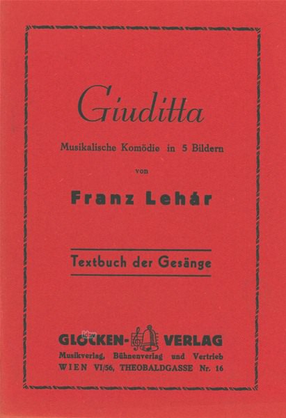 Franz Lehár: Giuditta