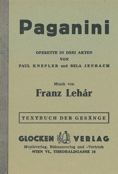 Franz Lehár: Paganini