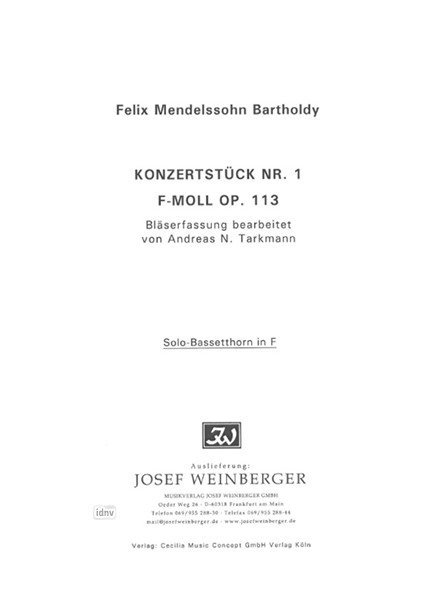 Felix Mendelssohn Bartholdy: Konzertstück Nr. 1