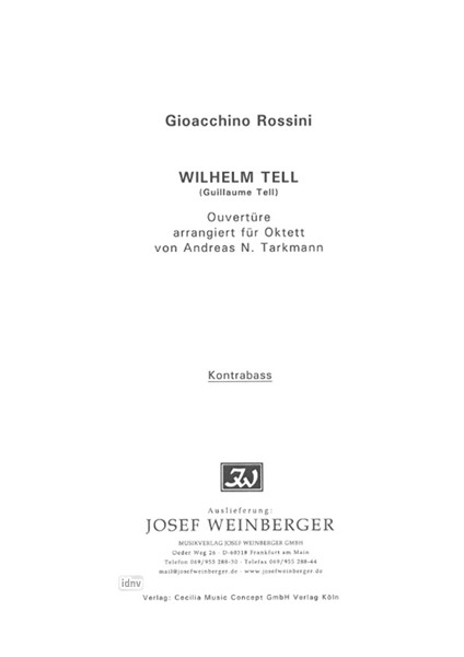 Gioachino Rossini: Ouvertüre aus "Wilhelm Tell"