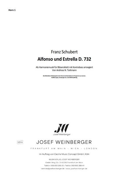 Franz Schubert: Alfonso und Estrella