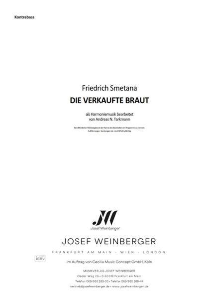 Friedrich Smetana: Die verkaufte Braut