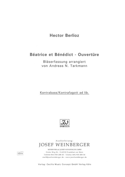 Hector Berlioz: Ouvertüre aus "Béatrice et Bénédict"