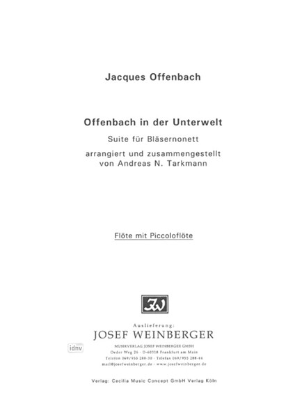 Jacques Offenbach: Offenbach in der Unterwelt