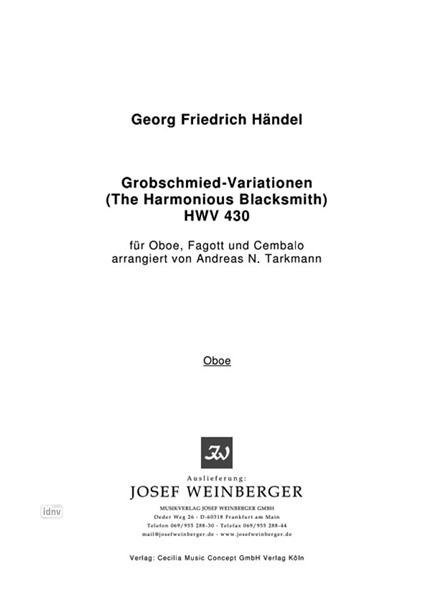 Georg Friedrich Händel: Grobschmied-Variationen