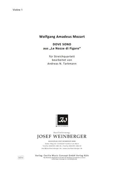 Wolfgang Amadeus Mozart: Dove sono