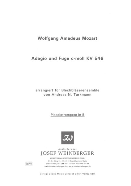 Wolfgang Amadeus Mozart: Adagio und Fuge