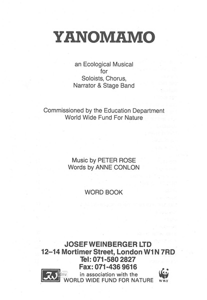 Peter Rose: Yanomamo