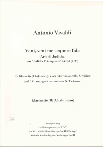 Antonio Vivaldi: Veni, veni me sequere fida