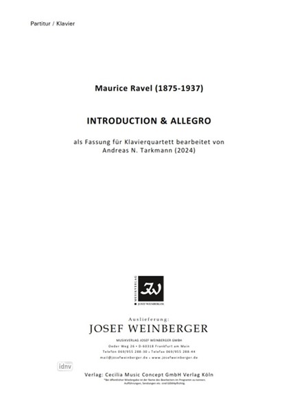 Maurice Ravel: Introduktion und Allegro