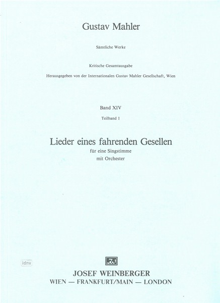 Gustav Mahler: Lieder eines fahrenden Gesellen