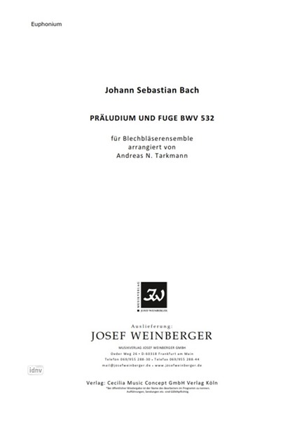 Johann Sebastian Bach: Präludium und Fuge