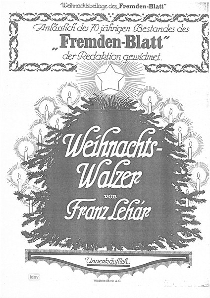 Franz Lehár: Weihnachts-Walzer
