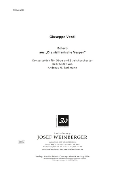 Giuseppe Verdi: Bolero