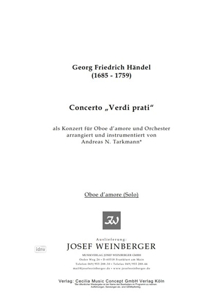 Georg Friedrich Händel: Concerto "Verdi Prati"