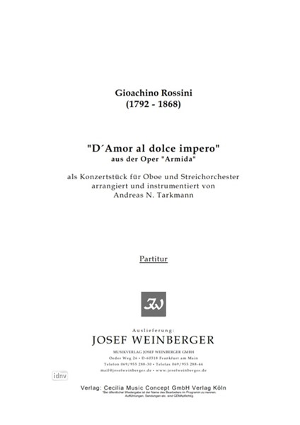 Gioachino Rossini: D'amor al Dolce Impero