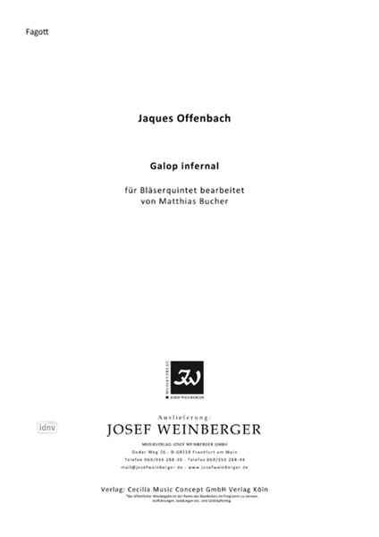 Jacques Offenbach: Galop infernal