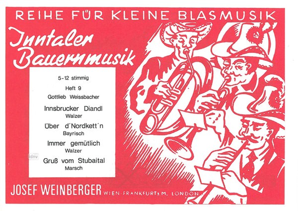 Gottlieb Weissbacher: Inntaler Bauernmusik - Heft 9