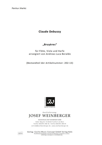 Claude Debussy: Bruyères