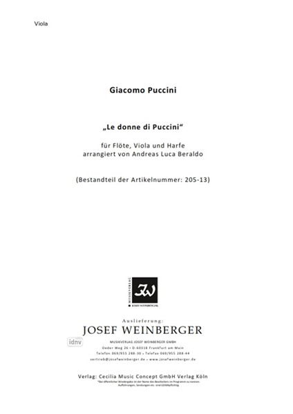 Giacomo Puccini: Le donne di Puccini