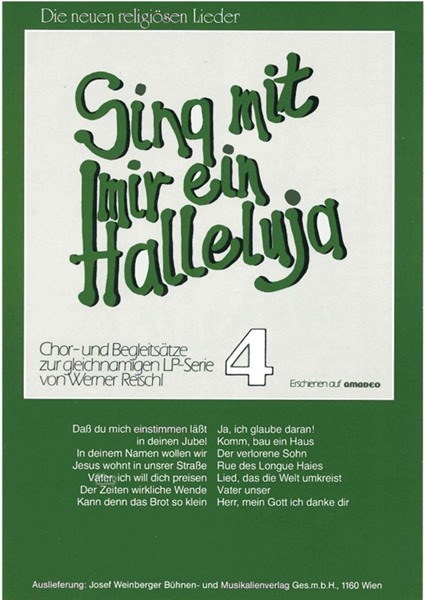 Werner Reischl: Sing mit mir ein Halleluja