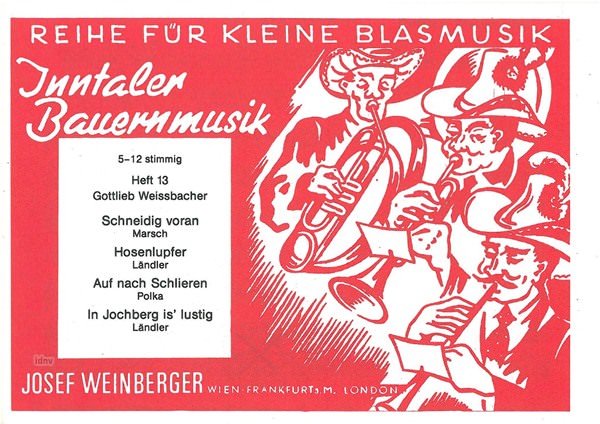 Gottlieb Weissbacher: Inntaler Bauernmusik - Heft 13