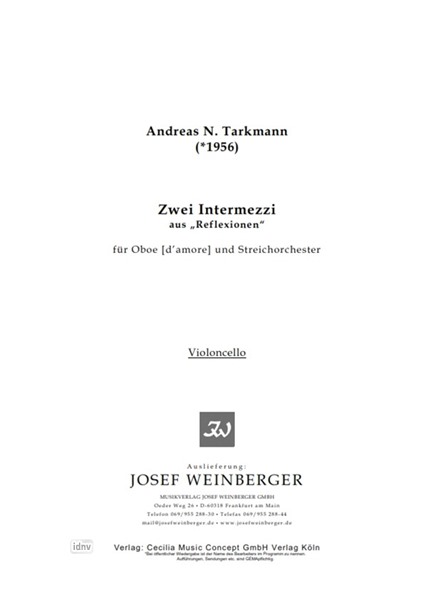 Andreas N. Tarkmann: Zwei Intermezzi