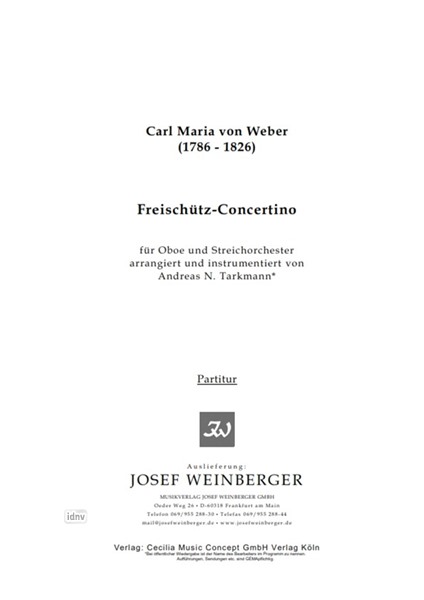 Carl Maria von Weber: Freischütz - Concertino