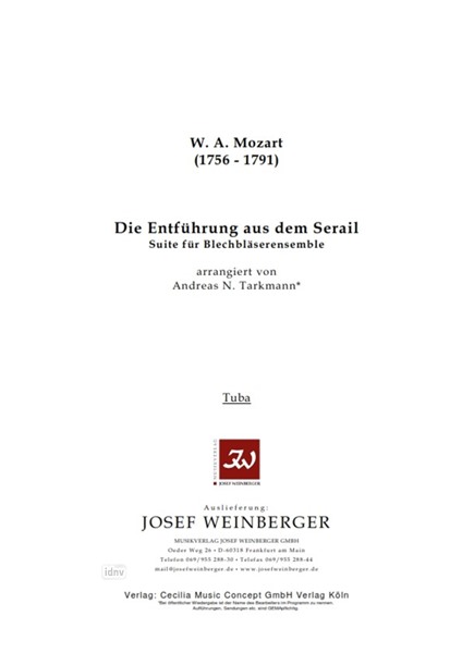 Wolfgang Amadeus Mozart: Die Entführung aus dem Serail