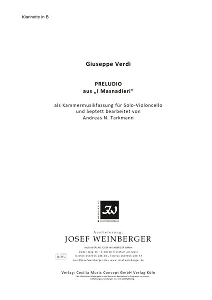 Giuseppe Verdi: Preludio