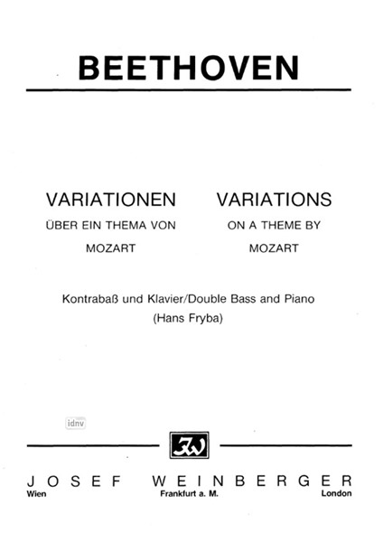 Ludwig van Beethoven: Variationen über ein Thema von Mozart