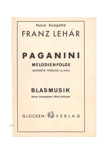 Franz Lehár: Paganini - Potpourri