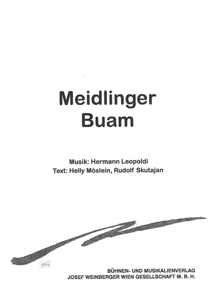 Hermann Leopoldi: Meidlinger Buam