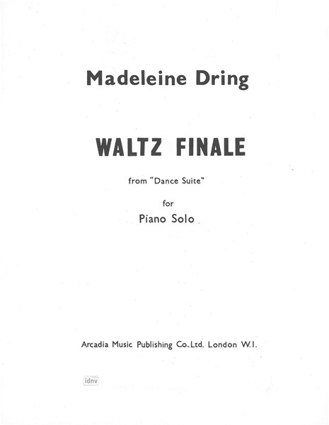 Madeleine Dring: Waltz Finale