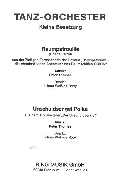 Peter Thomas: Raumpatrouille - Unschuldsengel Polka