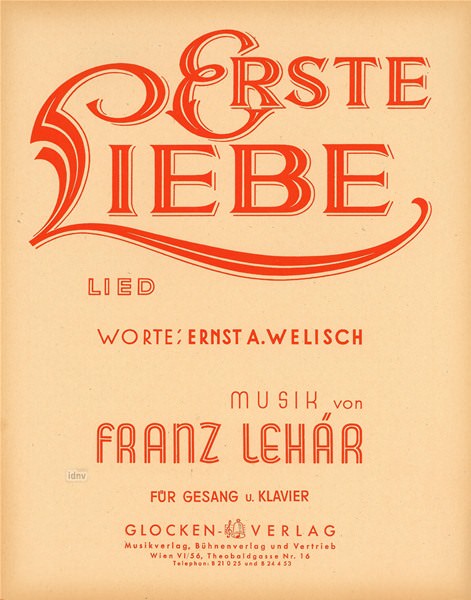 Franz Lehár: Erste Liebe