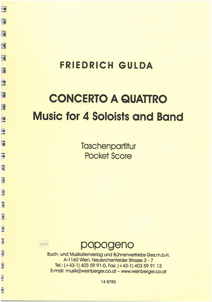 Friedrich Gulda: Concerto A Quattro